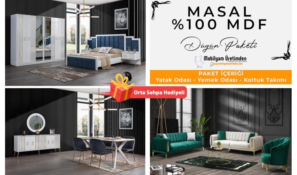 Masal Düğün Paketi %100 MDF