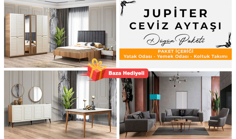 Jüpiter Ceviz Aytaşı Düğün Paketi